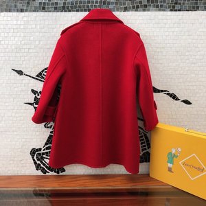 En Stock venta al por mayor estilo chino Children'S ropa de invierno niñas rojo largo invierno mantener caliente abrigo de lana - Product Image 2