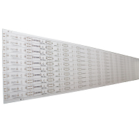 Circuit imprimé imprimé blanc et bluetooth, Base en aluminium, pcb blanc, avec masque à souder, utilisé pour la lumière des panneaux sans cadre