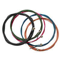 OEM High Quality Custom Logo Colorful Steel Core Durable Electric Guitar Bass 5-String Set with Plastic Packaging