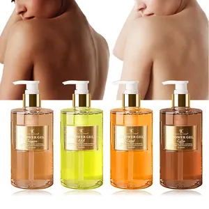 SPA Natural Fruit Fragrance 500ml Shower Gel Organic Deep Clean AHA Niacinamide Lavender Body Wash Turmeric Shower Gel