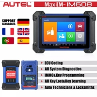 Autel Maxiim Im508 Im608 XP400Pro, Escáner de Programación de Llaves de Auto, Herramienta JVCI Multi-idioma, Paquete de Herramientas de Diagnóstico, Autel IM608
