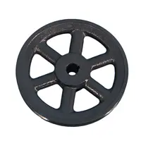 Hot sale cast iron one groove 3.15 inch outside diameter BK30 type v-belt sheave pulley for 4L AB 5L belts