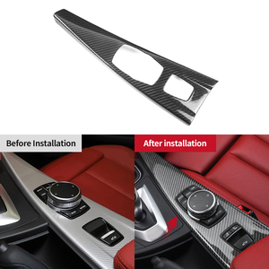 Shasha Carbon Fiber Multimedia Sticker Car Accessories for F33 Convertible F83 M4 Decoration Factory Price - Product Image 6