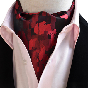 Nouvelle écharpe personnalisée hommes chemise affaires cou écharpe Double face Design costume chemise <span class=keywords><strong>soie</strong></span> écharpe Mans <span class=keywords><strong>Ascot</strong></span> cravate - Product Image 4