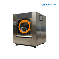 Lave-linge industriel entièrement automatique chinois, machine à laver électrique commerciale pour hôtel, équipement de blanchisserie professionnel