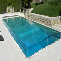 Panneaux acryliques clairs de piscine personnalisés par la Chine pour la piscine