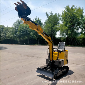 Miniexcavadora de 1 tonelada tipo oruga con radio de giro corto para excavación y demolición - Product Image 4
