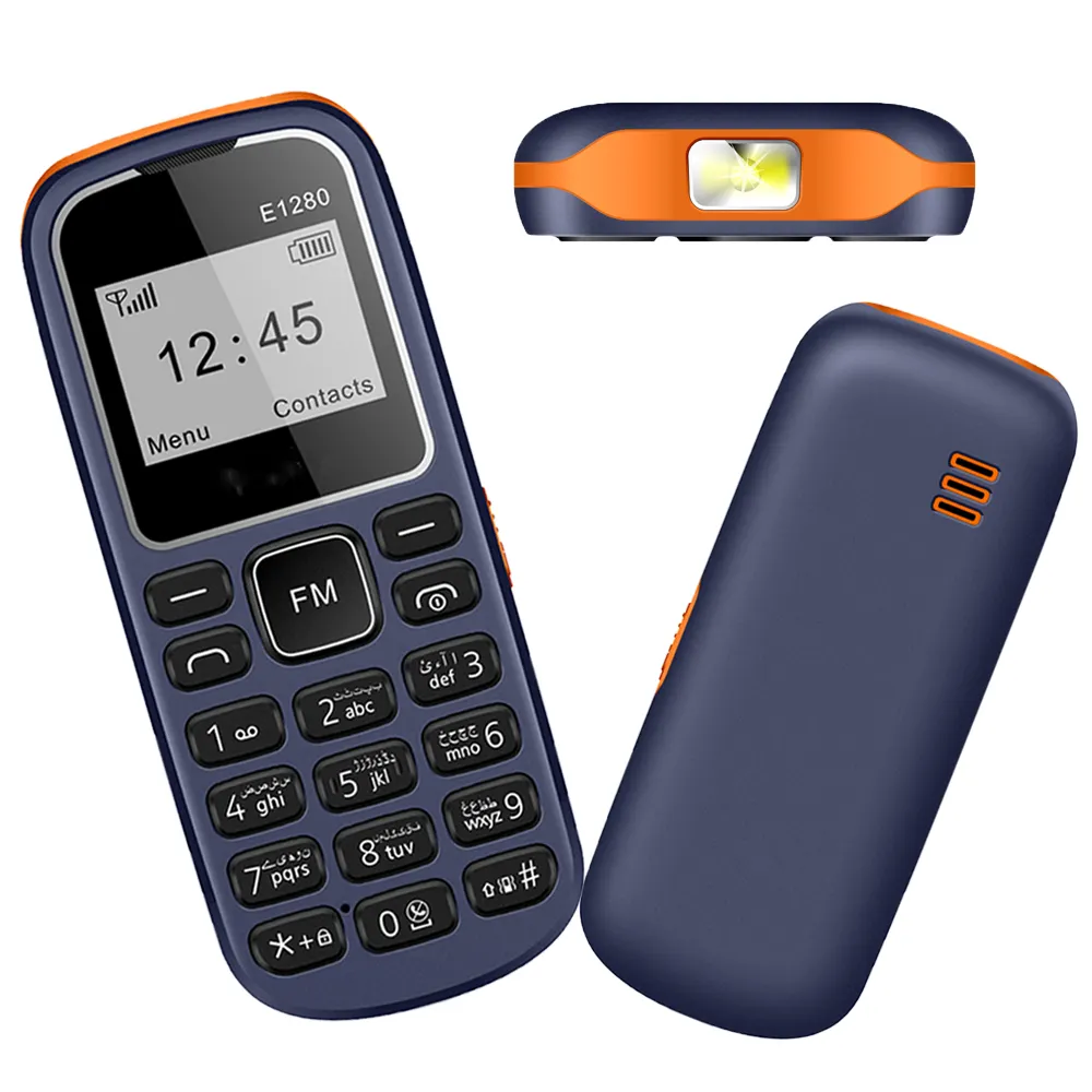 Fabrika doğrudan satış 1.44 "bar telefon çift SIM kart büyük pil düşük fiyat GSM 2G özellik telefon