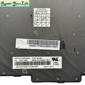Clavier d'ordinateur portable US sans rétroéclairage pour <span class=keywords><strong>Lenovo</strong></span> ThinkPad E580 L580 L590 <span class=keywords><strong>P52</strong></span> P72 E585 E590 E595 P53 P73 SN20P34095 01YP560 Clavier Nouveau - Product Image 5