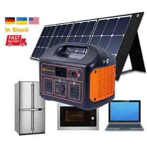 1000W Eu portable power station ups solar generator powerstation lithium ion battery 1kwh