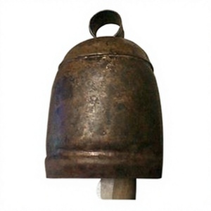 Campana Antigua de Bronce, Adorno de Metal Fundido, Forma Redonda, Artículo Coleccionable, Campana de Viento - Product Image 1
