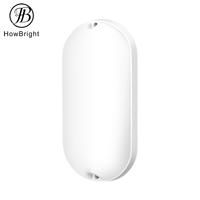Lampe murale LED extérieure 10W lumineuse, prix usine, en PP blanc, étanche IP65, éclairage d'angle pour couloir/jardin/cour, garantie 2 ans