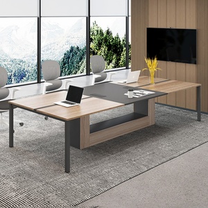 Modern Convertible 20 Person Executive Conference <b>Table</b> with Chair-Office Desk & Meeting Room Commercial Furniture - Product Image 1