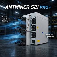 Antminer S21 Pro+ 245T Bitcoin Miner SHA256 ASIC 15J/T Máquina de minería BTC de ultraeficiencia Bitmain S21 Pro Plus