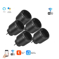 Prise UE Mini prise intelligente sans fil ABS prise WiFi télécommande minuterie moniteur d'alimentation prise murale intelligente courant nominal 16A