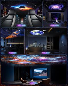 Nouveau projecteur de galaxie 13 en 1 HD planétarium étoile projecteur minuterie dynamique météore et rvb effets d'éclairage enfants adultes chambre décor - Product Image 6