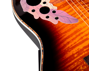 <span class=keywords><strong>Guitarra</strong></span> Eléctrica acústica de contorno profundo, instrumento de cuerda de 41 pulgadas, diseño especial de ovación personalizado, con pastilla EQ - Product Image 3