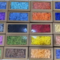 Kelopak Hortensia Kering Alami 20g/kotak, Sentuhan Asli, Untuk Dekorasi Natal, Hari Ibu, Pernikahan, DIY, dan Dekorasi Rumah