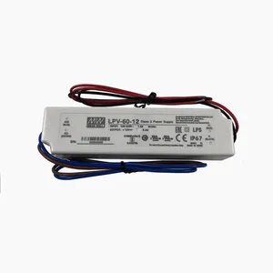 LPV-60-12 su geçirmez anahtarı güç kaynağı sabit voltaj açık LED izleme 12V 5A sürücü yağmur geçirmez led sürücü