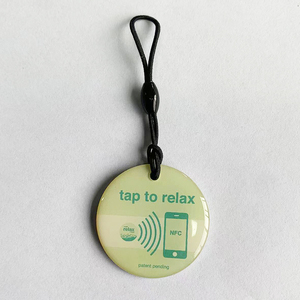 Étiquettes NFC personnalisées avec logo GSC, impression, diamètre 25 mm et 30 mm, étanches, époxy, fréquence 13,56 MHz, 213 RFID, étiquettes pour réseaux sociaux et téléphones - Product Image 4