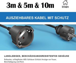 Chất Lượng Cao 16A 250V Euro Mở Rộng Dây Trong Nhà & Ngoài Trời Nhiệm Vụ Nặng Nề Không Thấm Nước Mở Rộng Dây Công Nghiệp Sử Dụng - Product Image 5