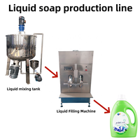 Mini Machine de Fabrication de Savon Liquide DZJX Ligne de Production Clé en Main de Détergent Liquide 200 500 2000 L Homogénéisateur Mélangeur pour Shampoing et Lessive