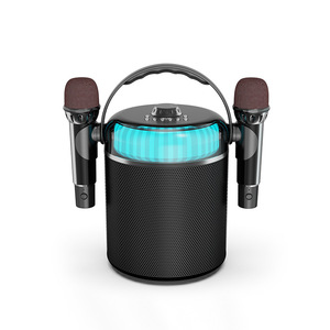 ลำโพงคาราโอเกะ New Symphony Lighting K Song พร้อมไมโครโฟน ลำโพงบลูทูธคาราโอเกะพร้อมไมโครโฟน - Product Image 1