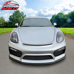 Spoiler de pare-chocs avant style OE pour Porsche 981 Cayman GT4 2016, non peint, PU, haute qualité, accessoire extérieur - Product Image 2