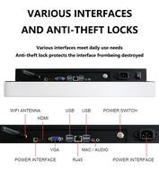 21.5 27 32 Inch Interactive Self Service Payment Kiosk Automatic Touch Screen Kiosk Self Ordering Machine for Restaurant