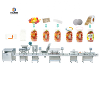 Ligne de production de machine de comptage, d'embouteillage, de scellage et de bouchage automatique de 16 voies pour chewing-gums, comprimés, capsules et oursons gélifiés (PLC)