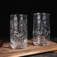 Verres à cocktail modernes style américain vintage TIKI pour eau, whisky, double old fashioned, pour fêtes