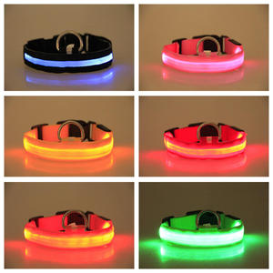 <span class=keywords><strong>Collar</strong></span> de Perro de Poliéster con LED Azul de la Mejor Calidad para Mujer - Product Image 4