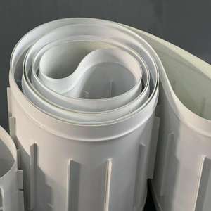 Liqi Hot Sell Pu Matte Witte Industriële Transportband Custom Baffle Geleidestrip Voor De Voedingsindustrie - Product Image 4