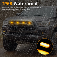 Lampe de calandre à LED pour Toyota Tacoma 2016-2019 TRD PRO Amber White Grill Light Eagle Eye Lamp Off Road Trunk SUV