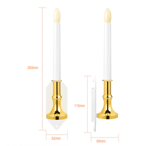 Festival Wedding Romantic Decor <strong>Wall</strong> Power Lamp Solar Powered LED <strong>Candle</strong> <strong>Light</strong> - Product Image 6
