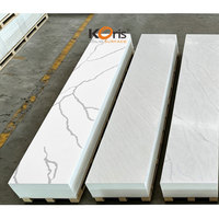 Plaque de surface solide en pierre artificielle acrylique Koris Premium à motif personnalisé, grande taille