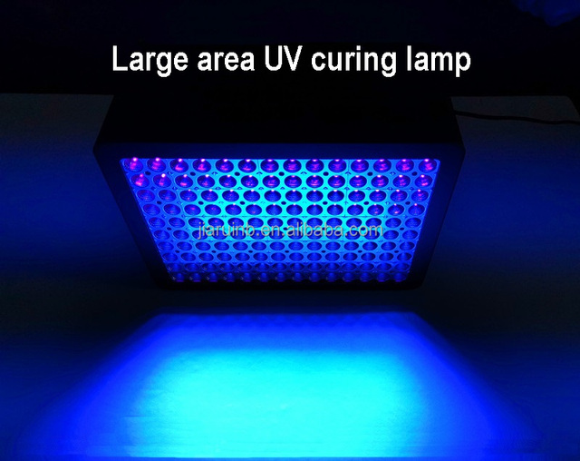 High Energy Large-area Portable Aluminum Alloy AC 85-265V Reflective Design Cup Fan-cooling 300W 395NM LED UV Printing Lamp