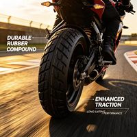 Neumático de vacío de alambre de acero para scooter 300-12 350-12 375-12 400-12 450-12 500-12, engrosado, resistente al desgaste, personalizable, precio al por mayor