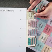 Onglets de Bible autocollants de forme personnalisée, 66 livres + 14 étiquettes d'index vierges laminées imperméables, cadeau religieux pour le journaling