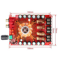 Carte d'amplificateur numérique TDA7498E 2x160W stéréo BTL et 220W mono haute puissance