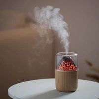 Diffuseur d'huiles essentielles YINHI Volcano, humidificateur à brume froide, humidistat pour voiture, maison, extérieur, hôtel