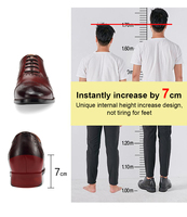 Neue Kollektion Herrenschuhe Modernes Design Oxford Höhenerhöhende Herren-Lederschuhe Luxuriöser Neuer Stil Aufzug-Schuhe für Herren