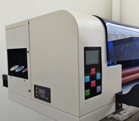 Nueva Impresora UV Automática A3 con Cabezal de Impresión Industrial DX7, Impresión en Rollo, Personalización de Pegatinas para Tazas, UV DTF [Película AB + Tinta]