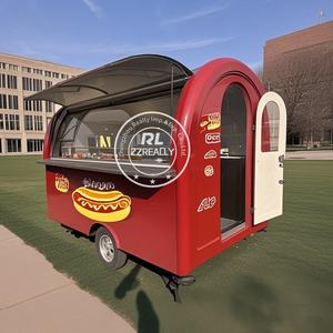 2025 एचबी आइस क्रीम फूड ट्रक क्रू फूड ट्रक बाइक कॉफी कार्ट बिक्री के लिए मोबाइल कॉफी कार्ट - Product Image 2