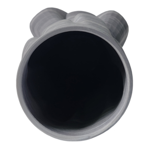 Vaso in ceramica scultoreo moderno per l'arredamento del soggiorno, vaso per fiori contemporaneo, decorazione per la casa e la camera da letto, design 3D - Product Image 3