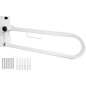 Folding Toilet <b>Grab</b> <b>Bar</b> 75 cm (x1 unit), PEPE P30011 WC Support <b>Bar</b> - Product Image 2