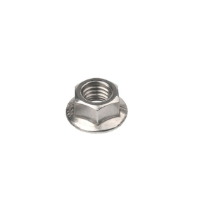 Dado esagonale flangiato in acciaio inox SS316 ad alta resistenza A4-80, elementi di fissaggio antivibrazione dentati per impieghi industriali e ormeggio - Product Image 3