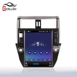 Gerllish Android Tesla For Toyota Land Cruiser Prado 150 2010-2013 Multimedia GPS Navigation Car Player Auto Radio Stereo