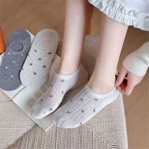 <b>Women</b> Boat <b>Socks</b> Thin Mesh Low Cut Summer Breathable Anti Slip Invisible Casual <b>Socks</b> For Youth - Product Image 4
