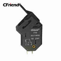 Micro-interrupteur fusible CFriend IT36 5A 250V IP67 avec indicateur, capacité de coupure 10kA, 1P, contact en alliage, matériau plastique, à encliquetage